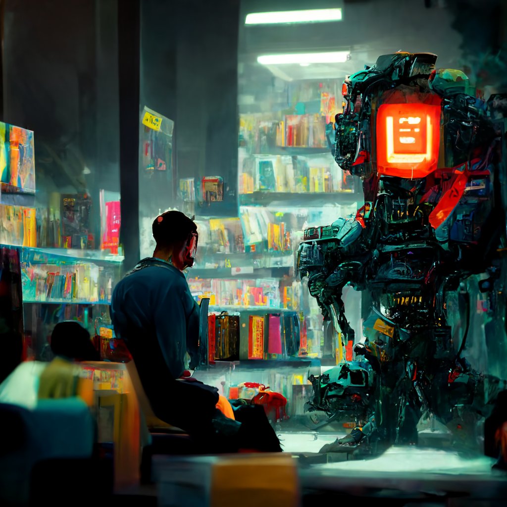 Cyberpunk Robot Encounter preview image