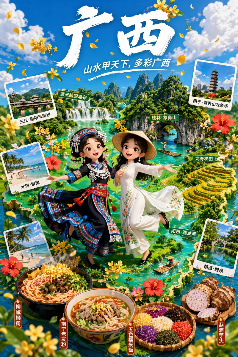 3D Animated Tourism Infographic Poster preview image