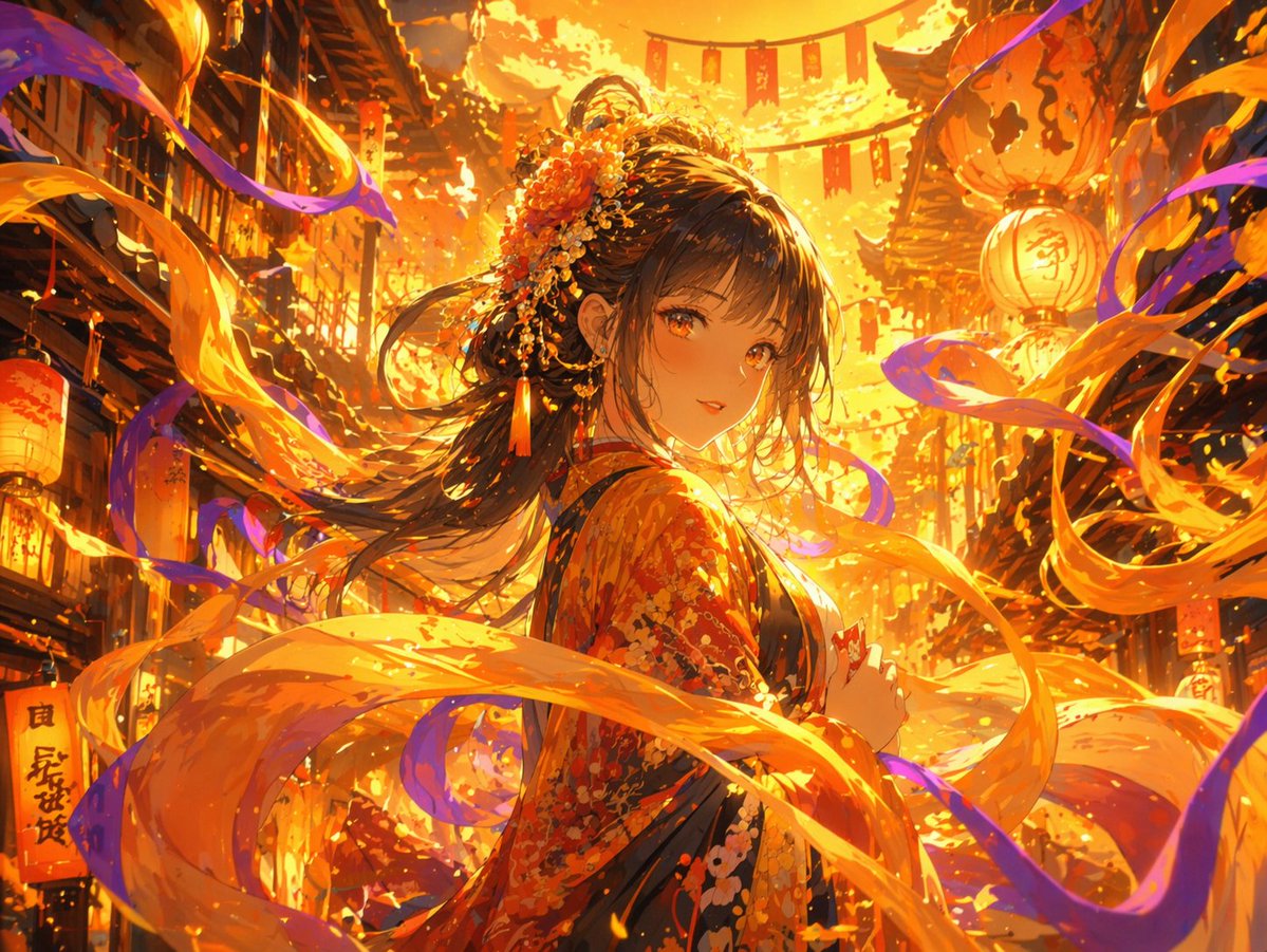 Magical Glowing Ribbon Style Transformation preview image
