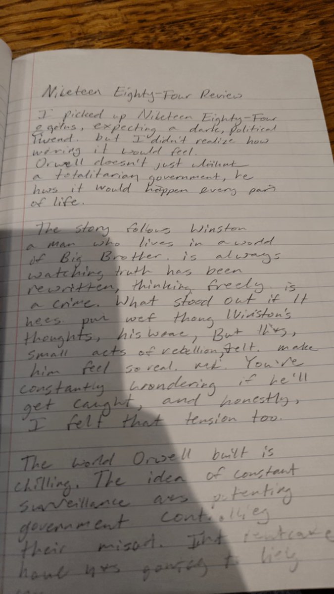 Messy Handwritten Notebook Photo preview image