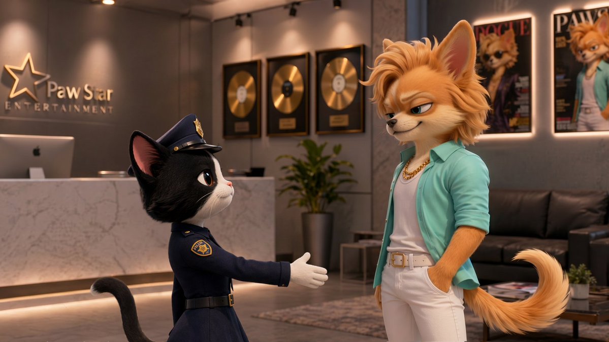 3D Animated Animal Office Encounter preview image
