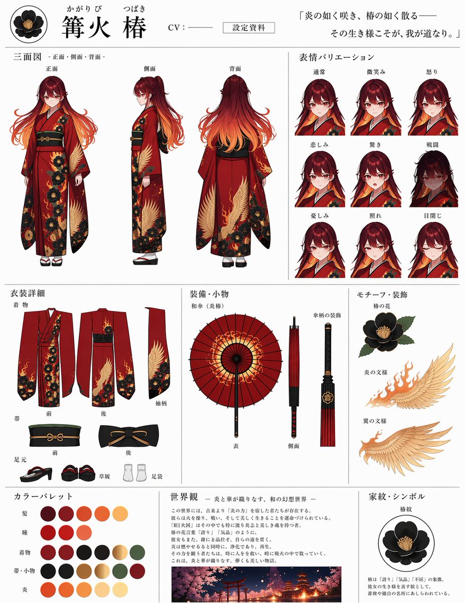 Anime Character Reference Sheet Generator preview image
