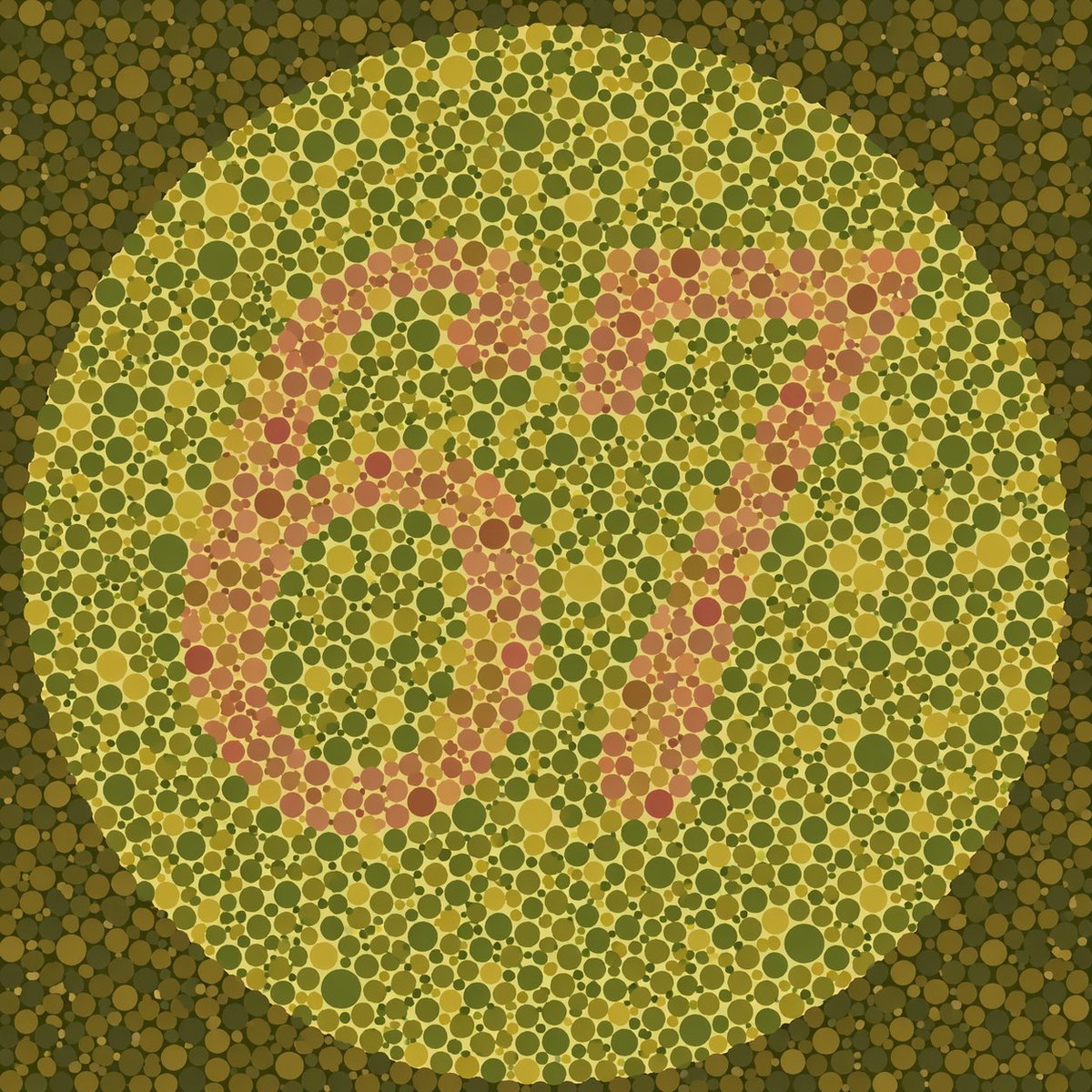Ishihara Color Blindness Test Plate preview image