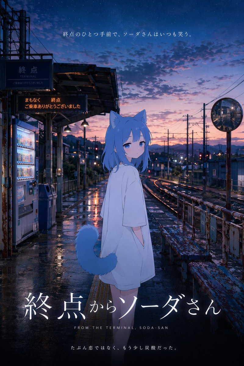 Anime Movie Poster at Twilight Station preview image