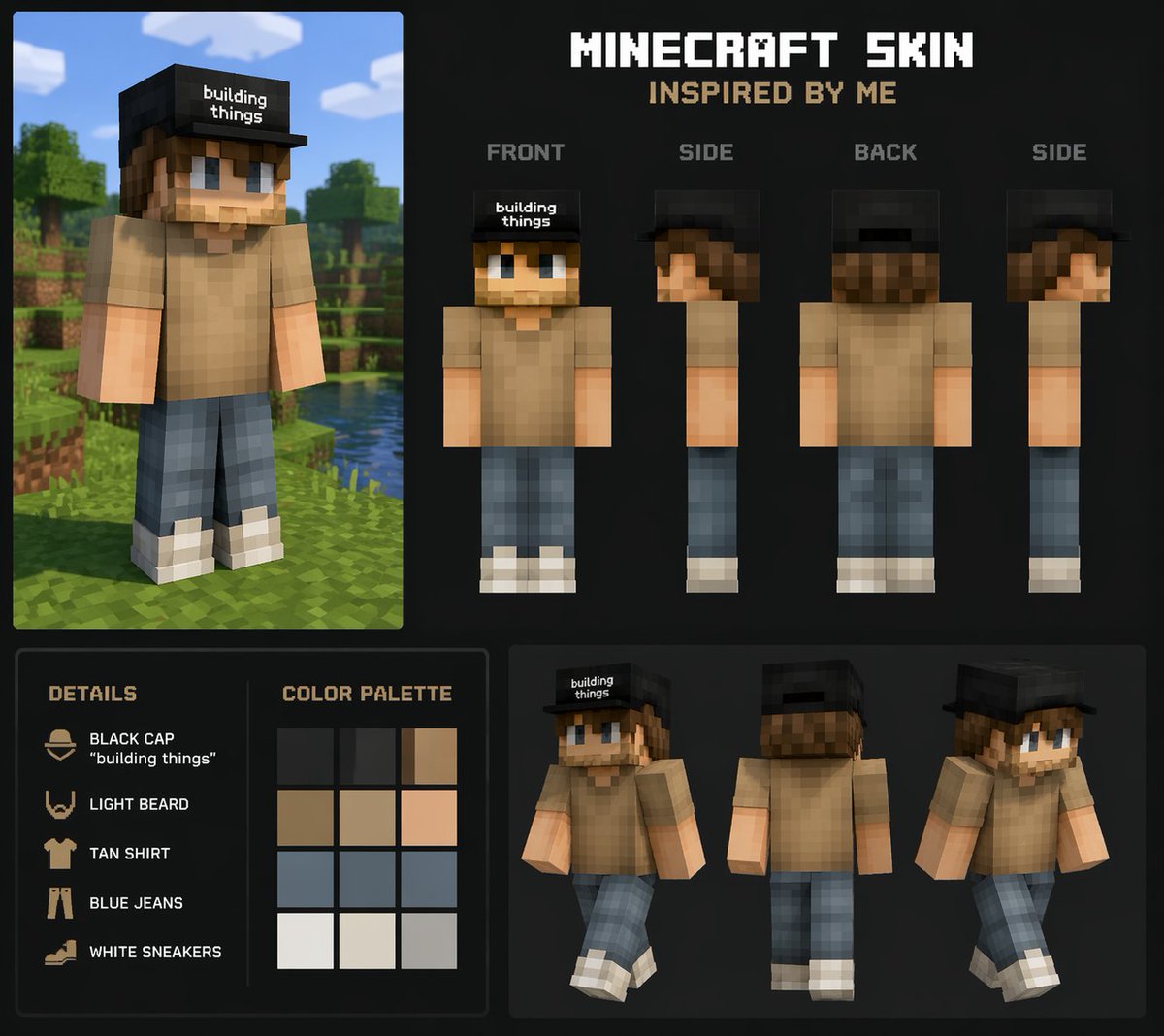 Personalized Minecraft Skin Prompt preview image
