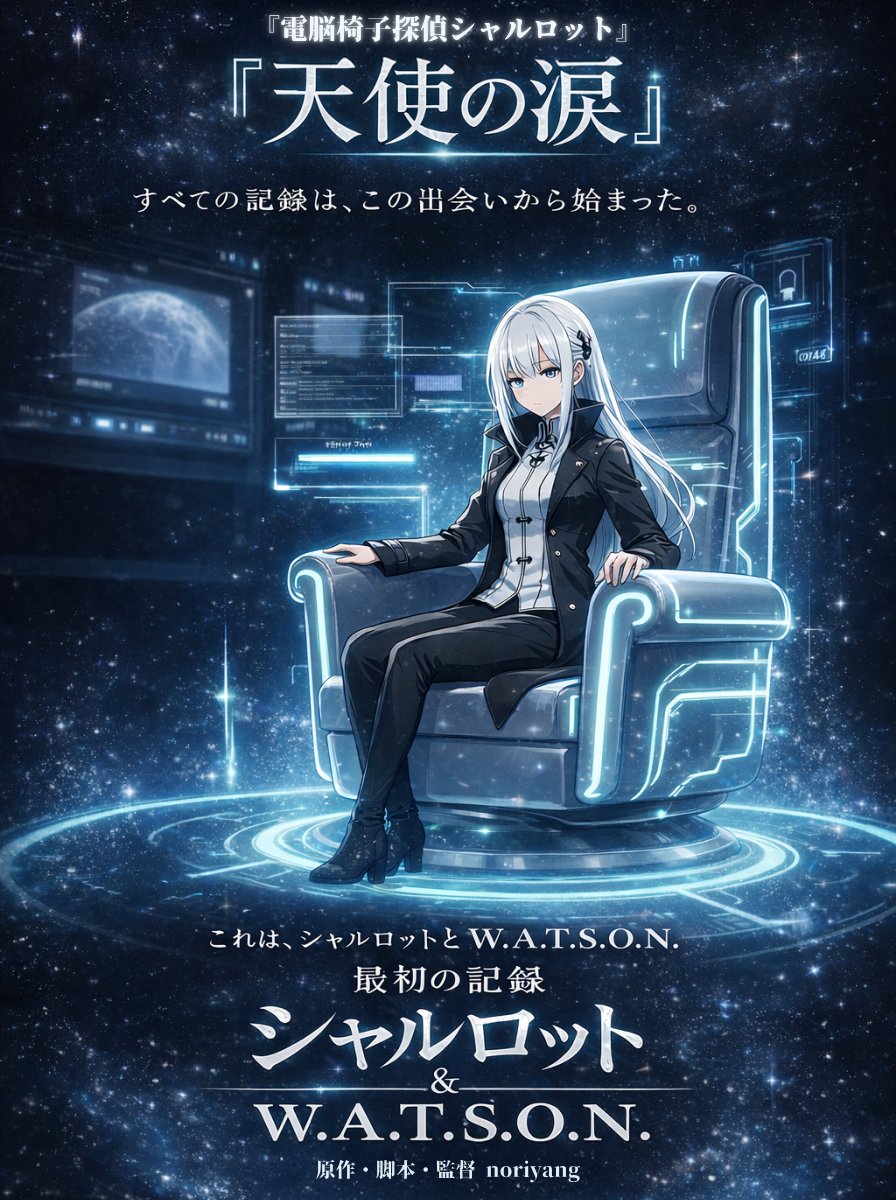 Sci-Fi Anime Detective Poster preview image