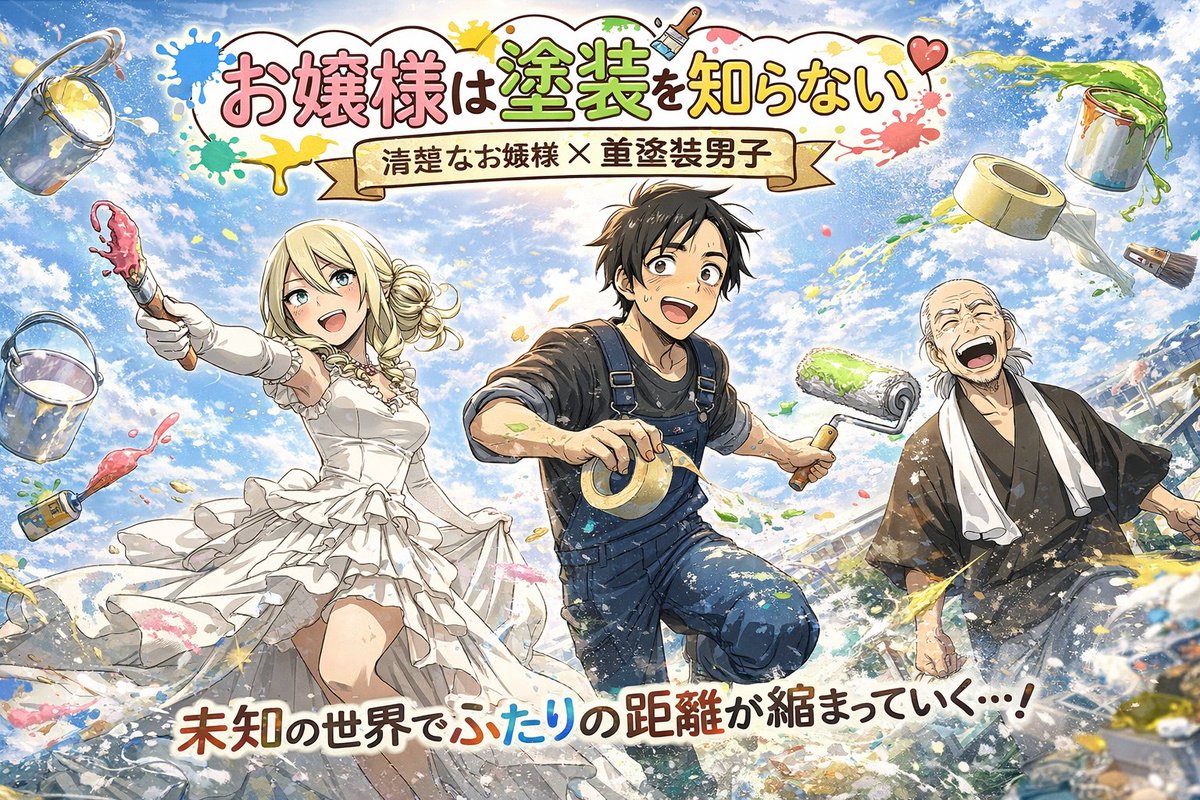 Anime Light Novel Cover with Painters preview image