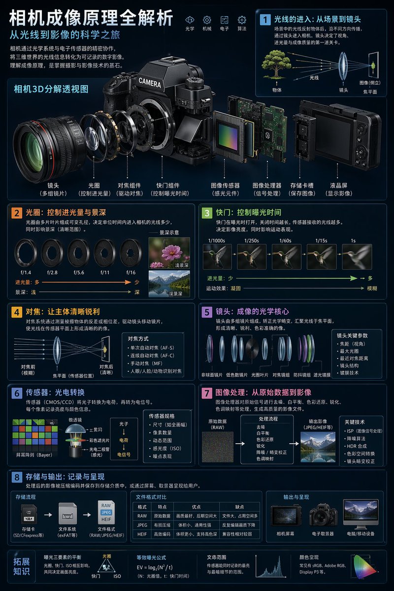 Camera Imaging Technology Infographic preview image