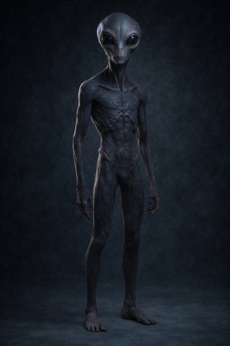 Uncanny Full-Body Alien Portrait preview image