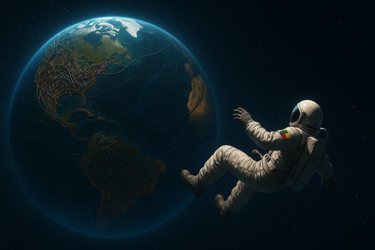 Astronaut Beside Living Earth preview image