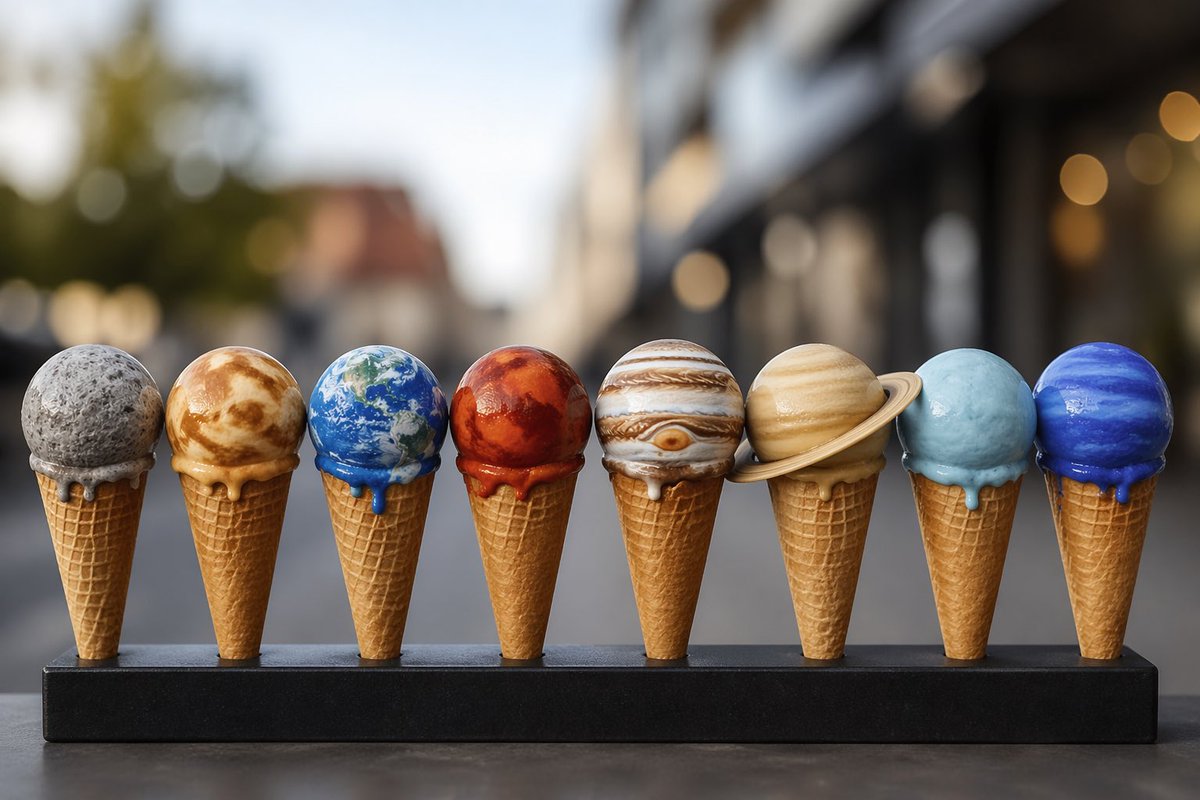 Solar System Ice Cream Cones preview image