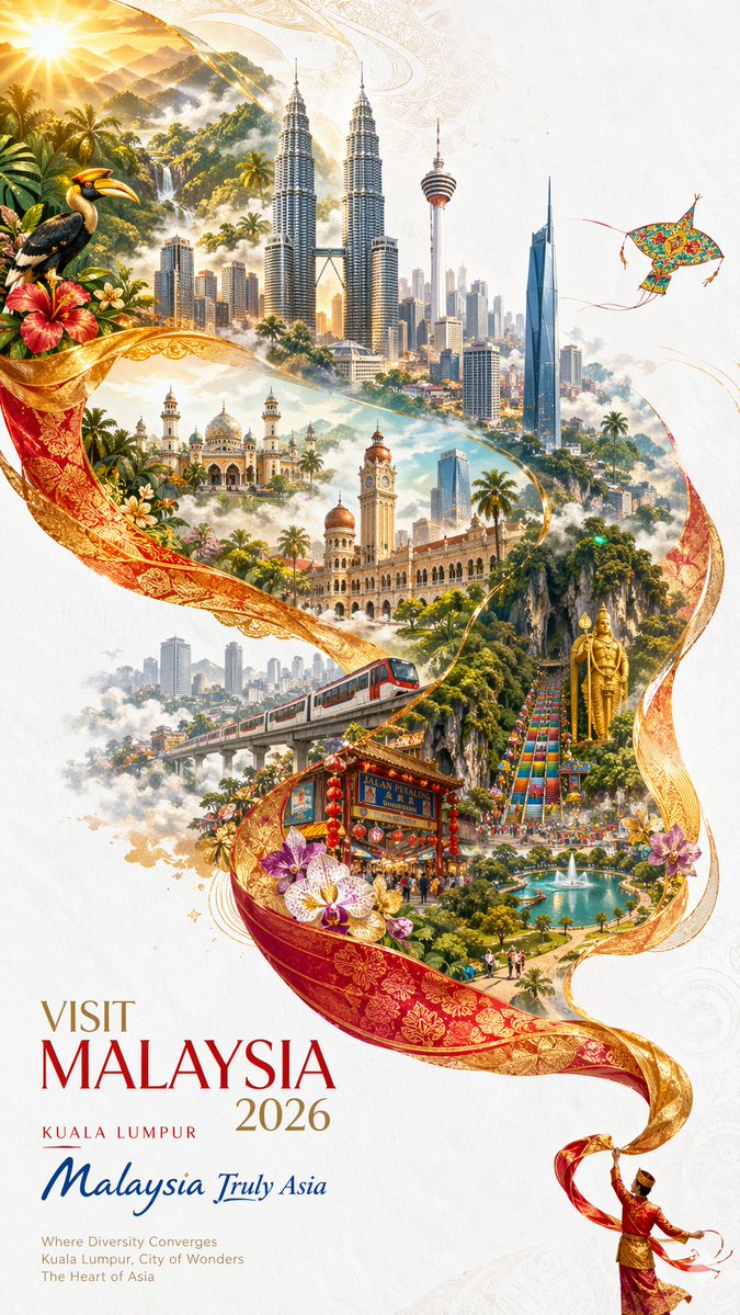 Visit Malaysia 2026 Travel Poster preview image