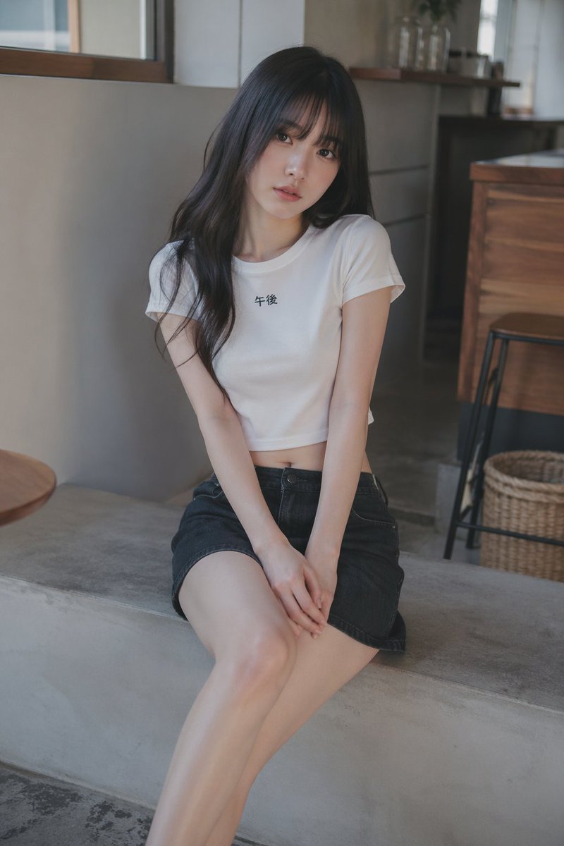 Soft Cafe Portrait of Young Woman preview image