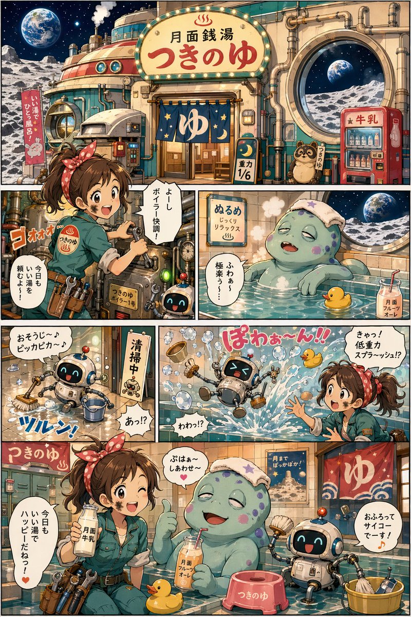Moon Bathhouse Manga Page preview image