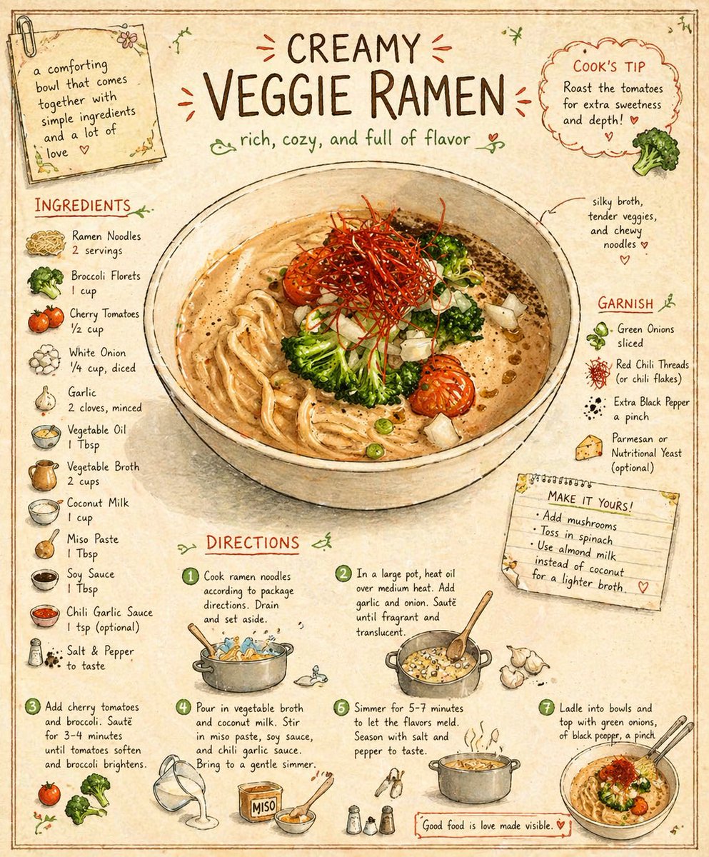 Vintage Cookbook Illustration preview image