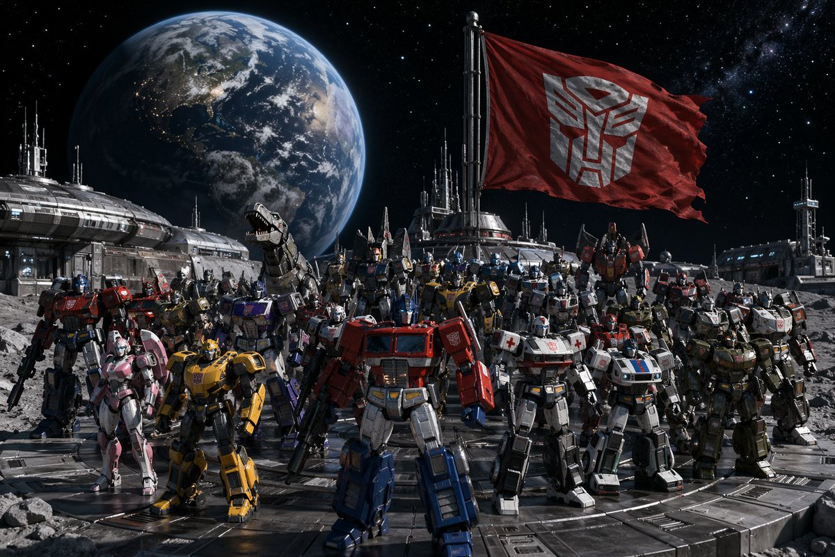 Transformers Space Scenes Prompt preview image
