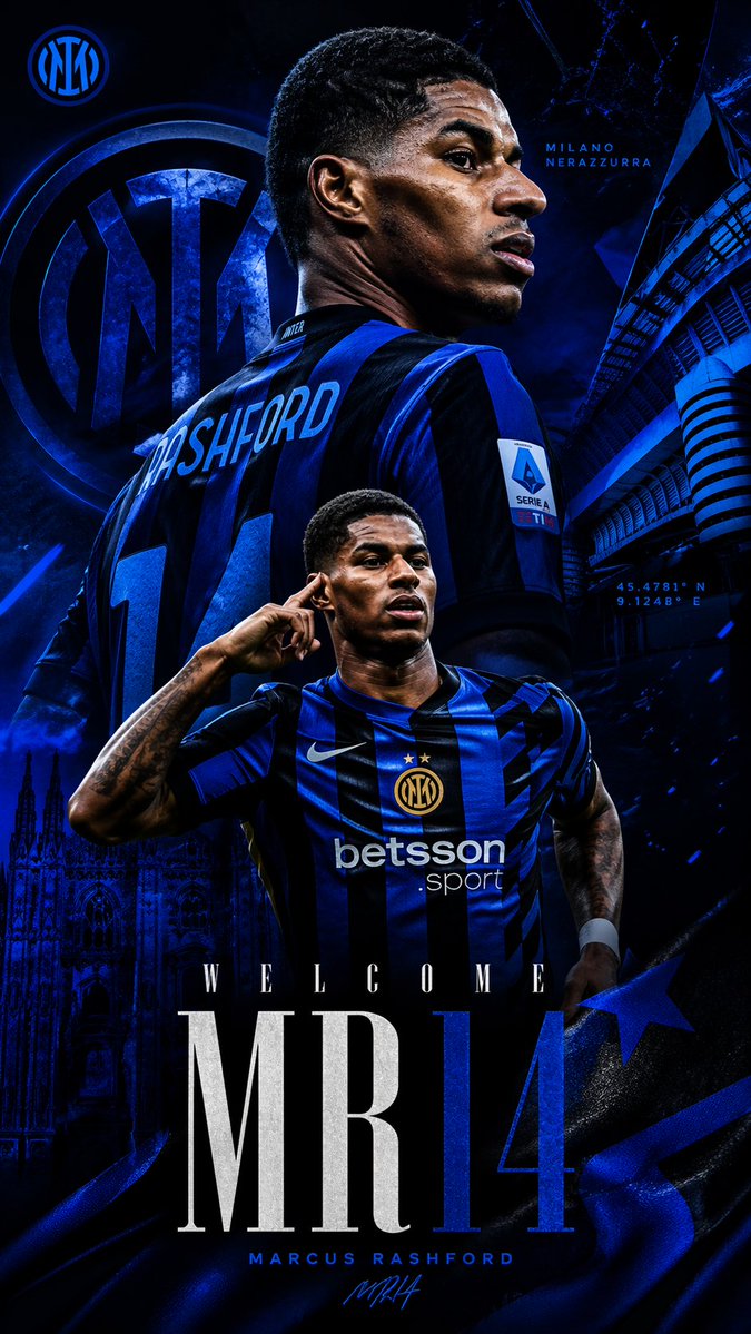 Marcus Rashford Inter Milan Wallpaper preview image