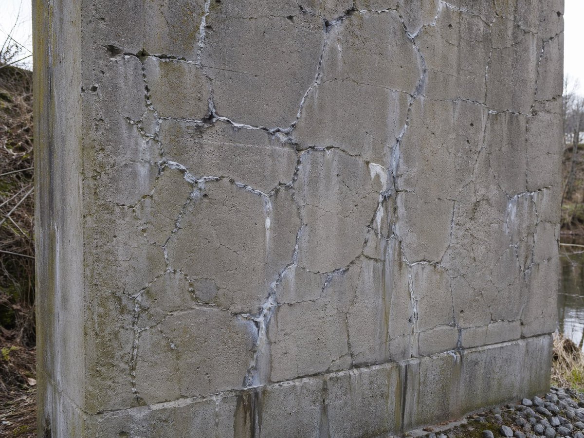 Concrete Wall with ASR Map Cracking preview image