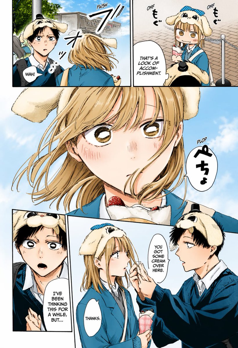 Colored Manga Romance Comedy Page preview image