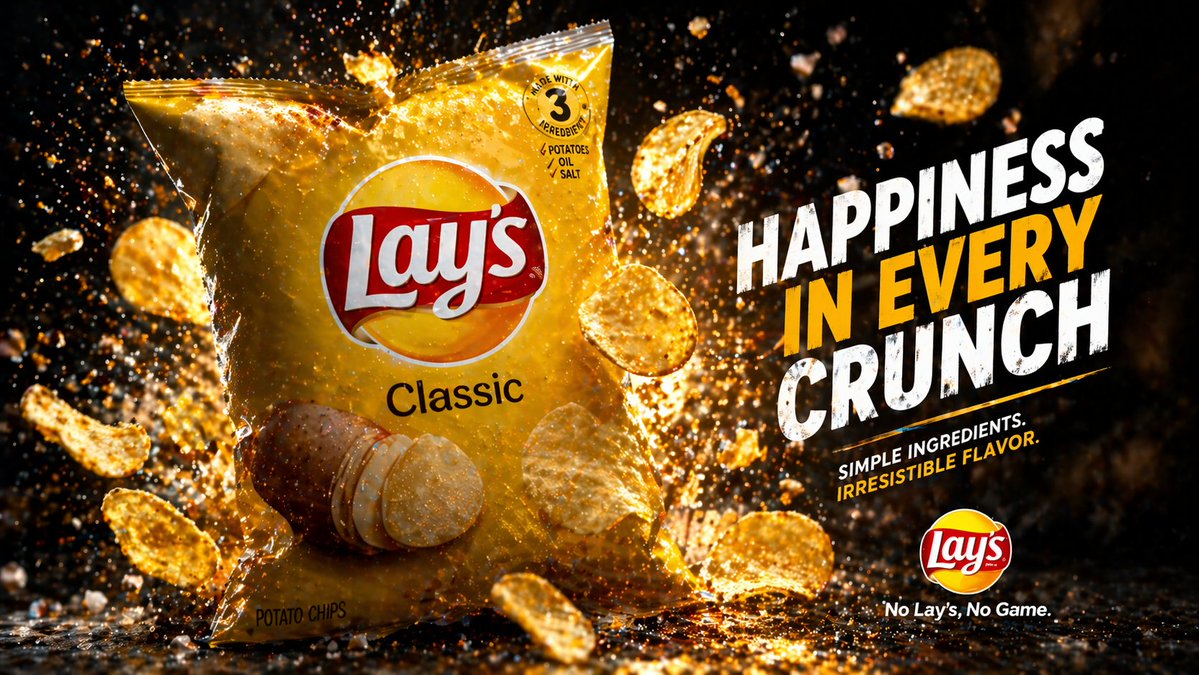 Cinematic Potato Chips Ad preview image