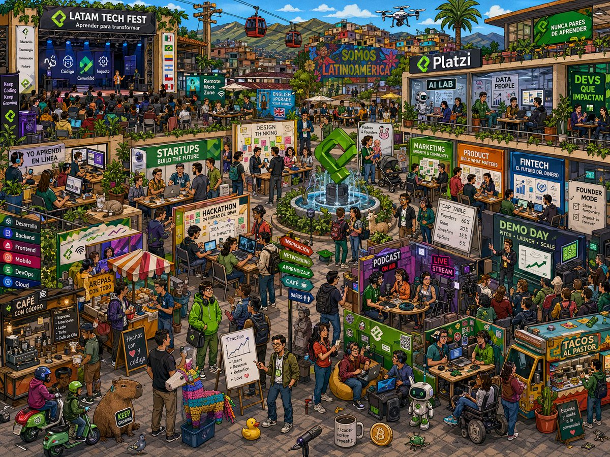 Latin American Tech Festival Poster preview image