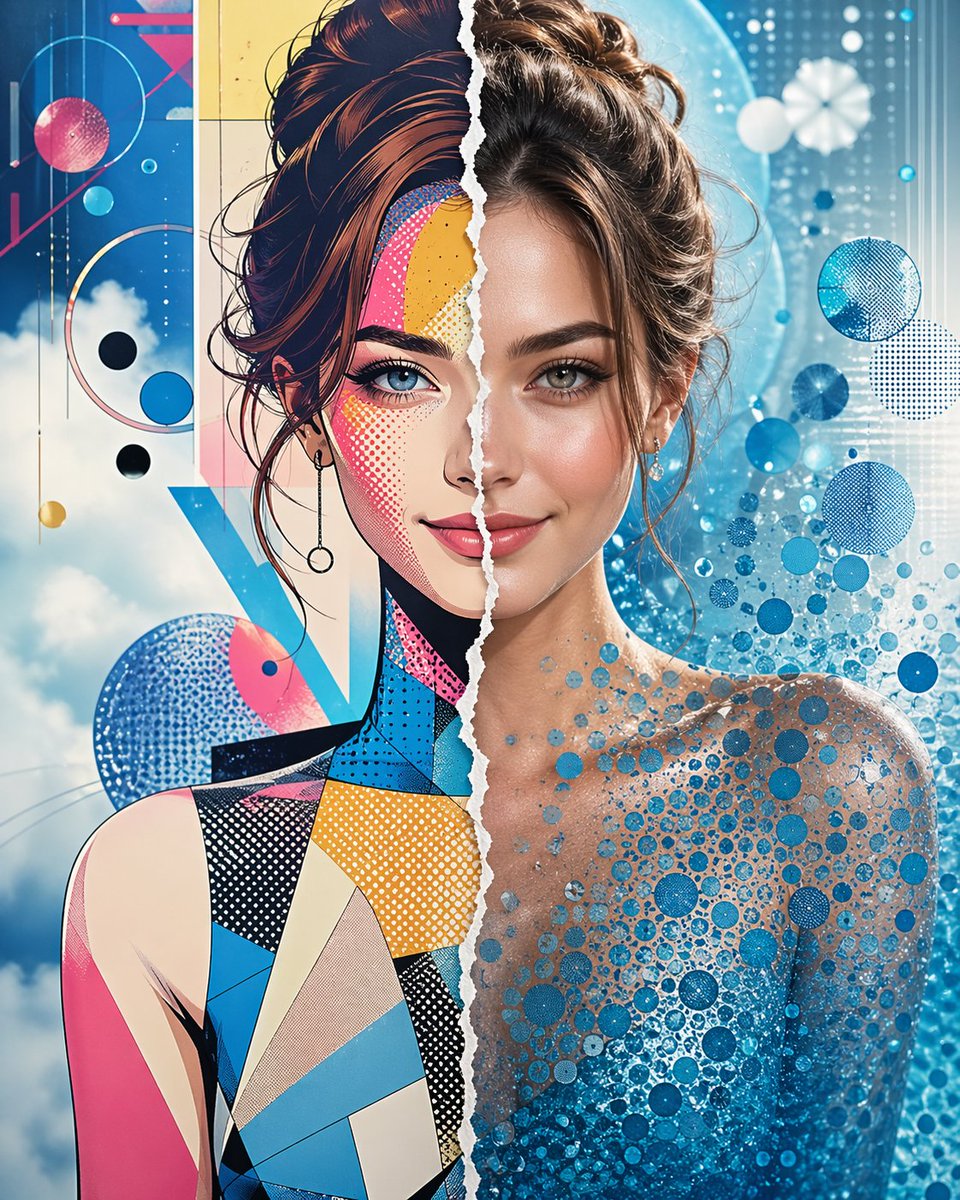 Split Style Artistic Portrait preview image