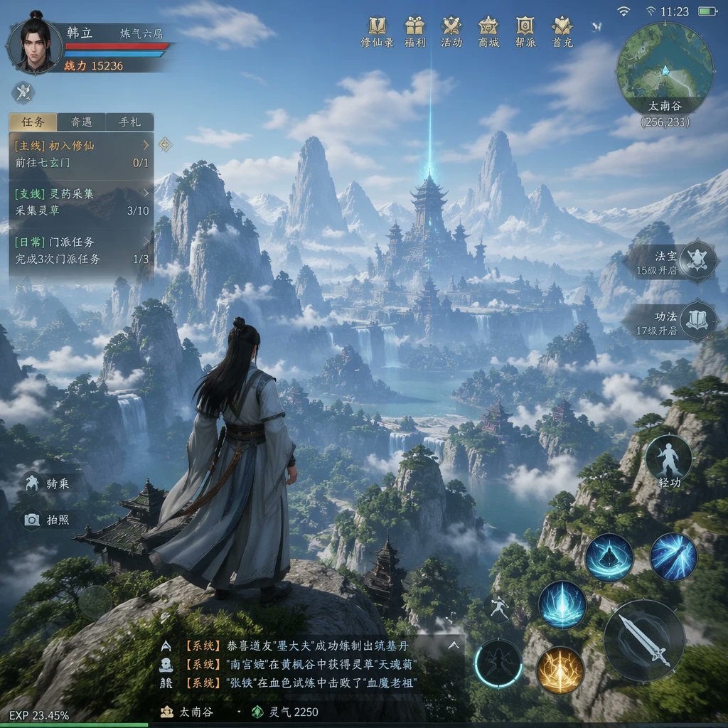 MMO Game World Screenshot preview image