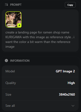 Ramen Shop Landing Page Design preview image