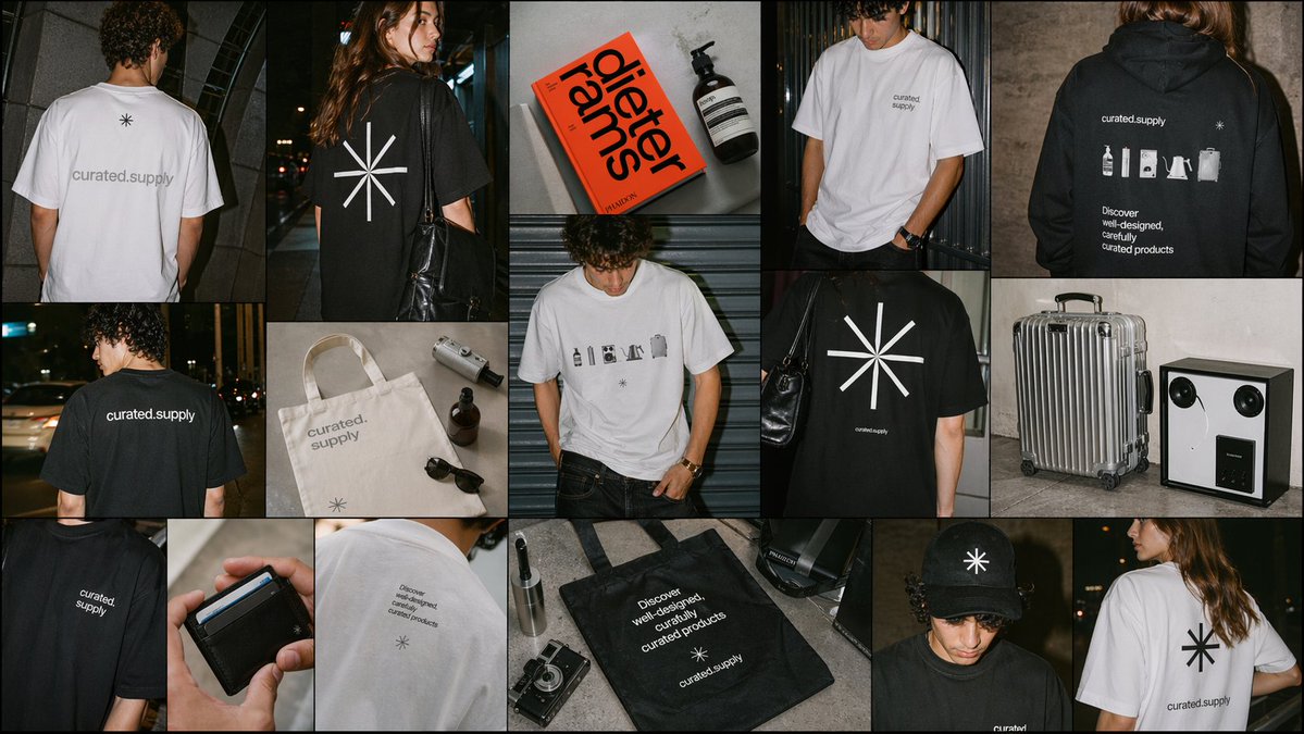 Minimal Streetwear Merch Moodboard preview image