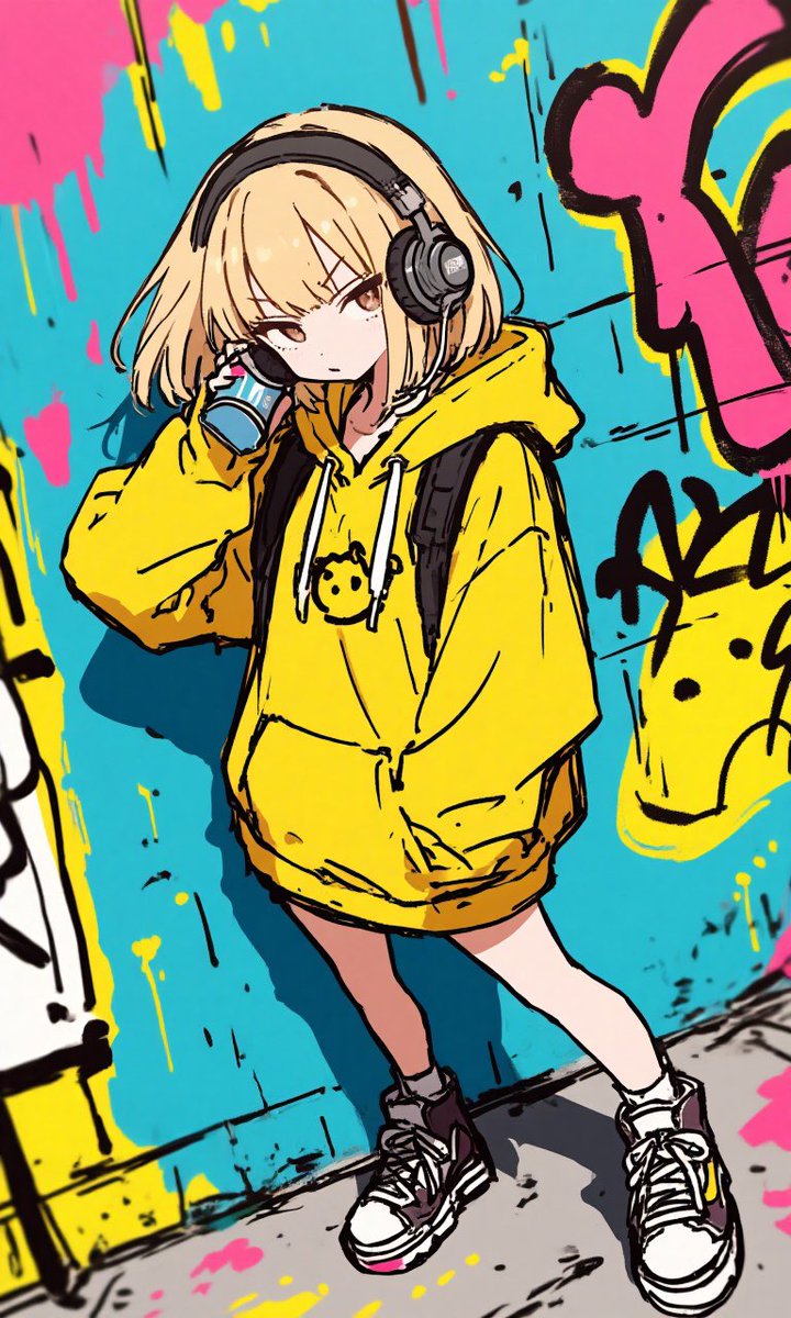 Anime Graffiti Girl Transformation preview image