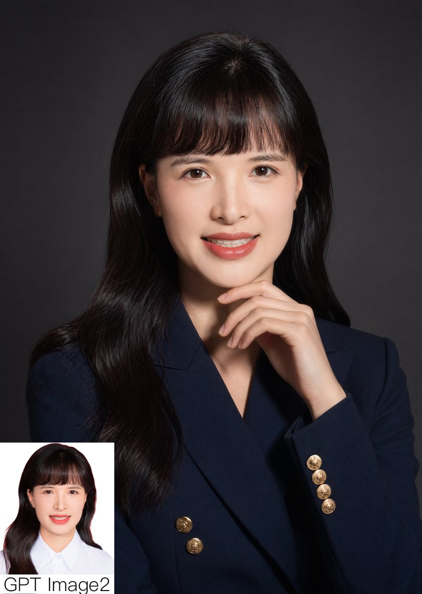 Studio Corporate Portrait with Inset preview image