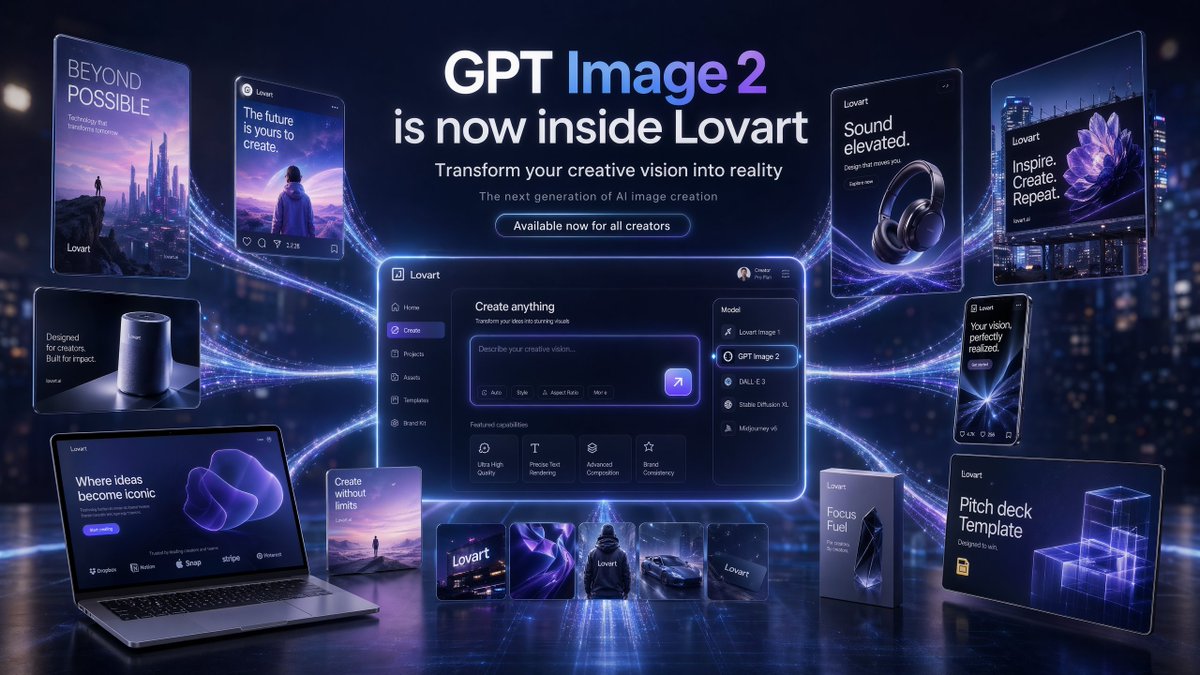 Futuristic GPT Image 2 Launch Banner preview image