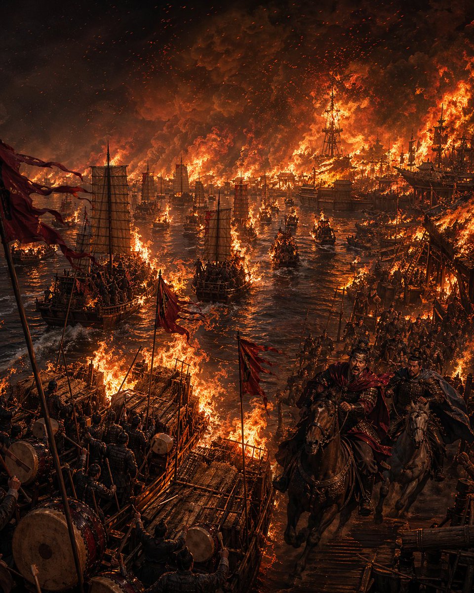 Burning Red Cliffs Night Battle preview image
