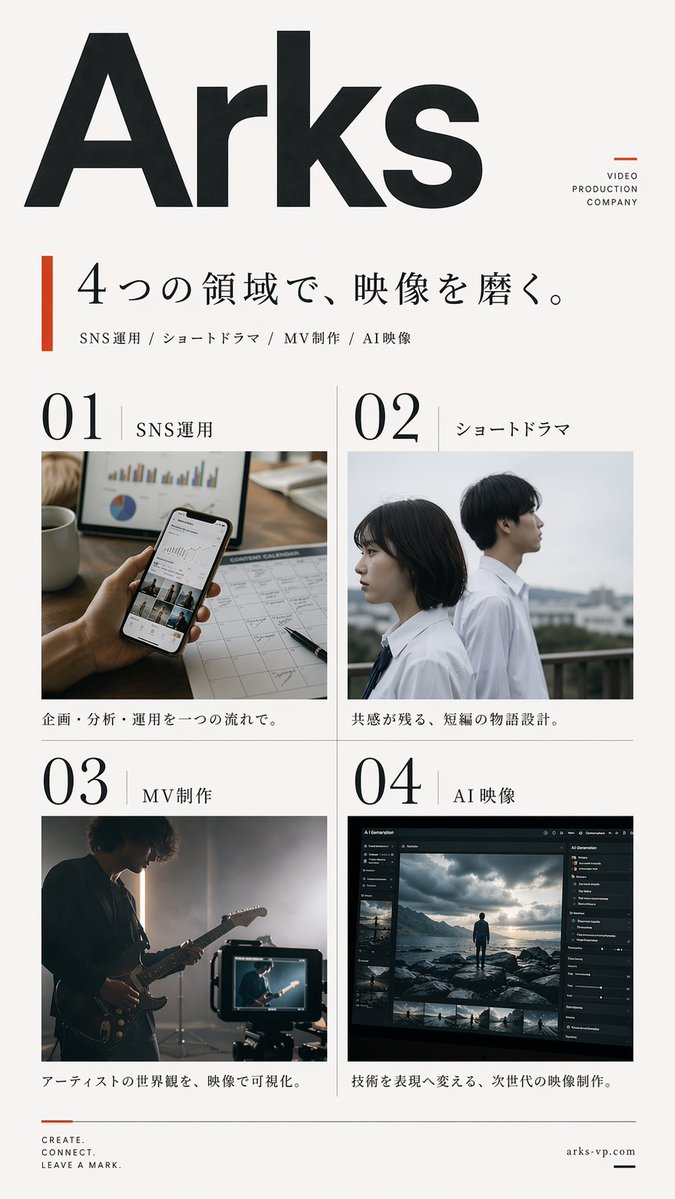 Japanese Video Production Poster preview image