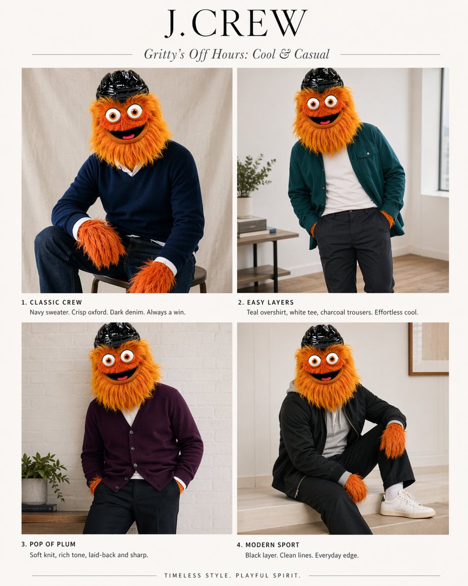 J.Crew Mascot Fashion Editorial preview image
