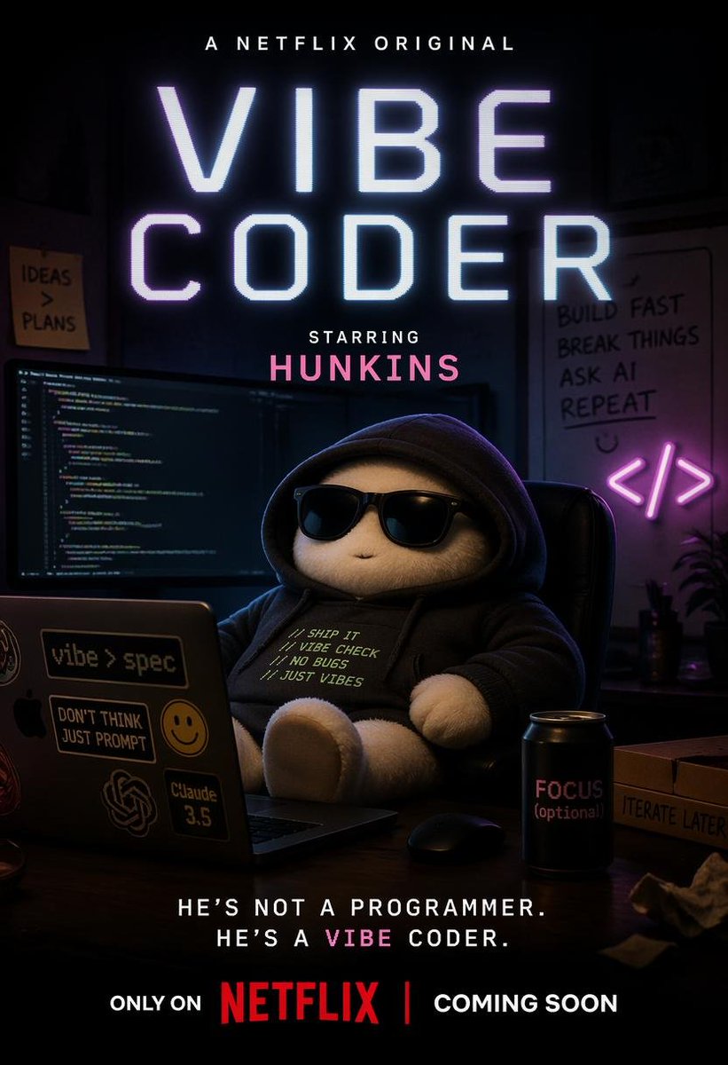Netflix-Style Vibe Coder Poster preview image