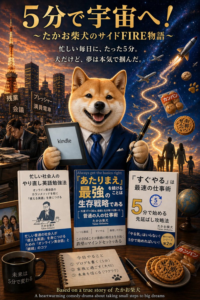 Shiba Inu Space Dream Poster preview image