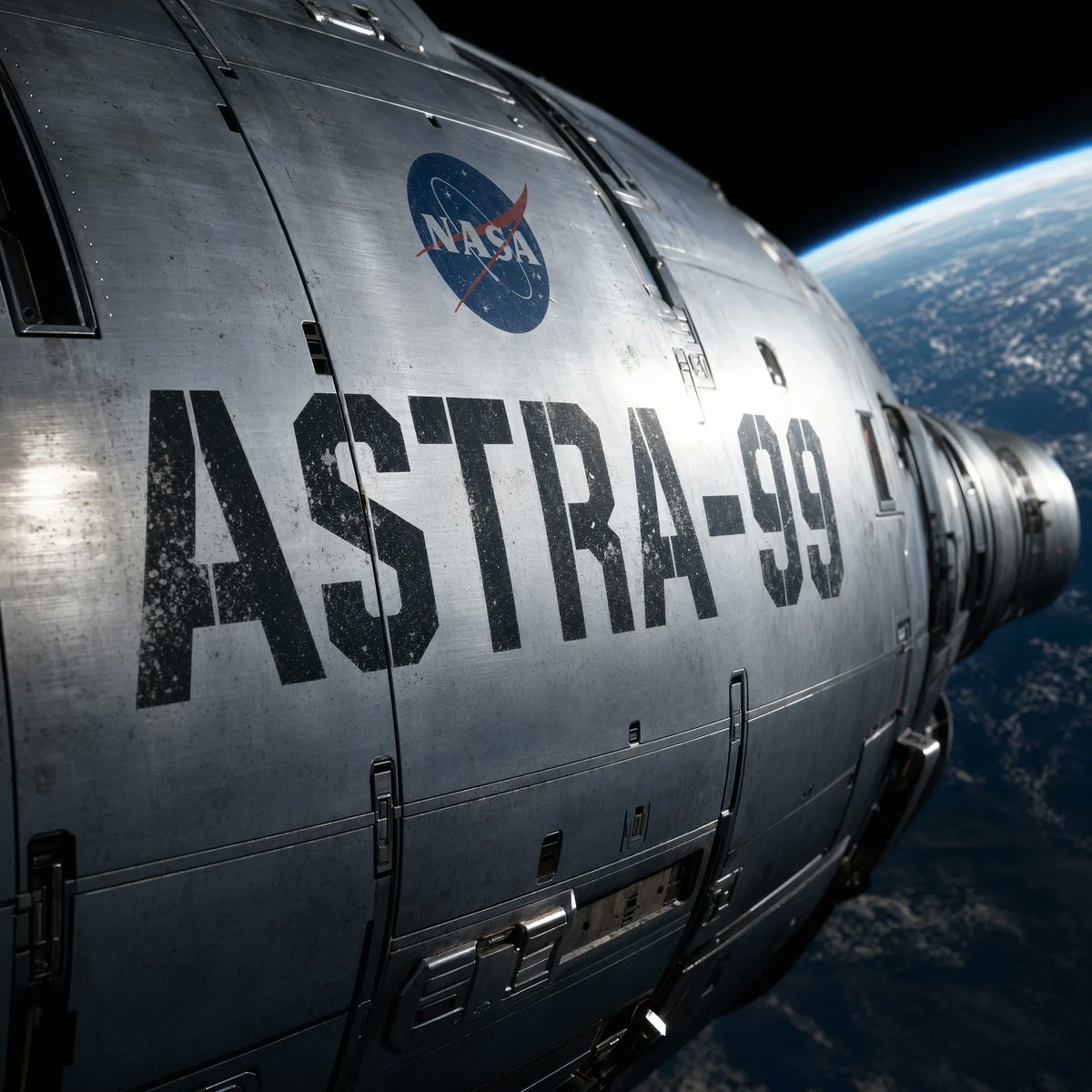 NASA Spacecraft Hull in Orbit preview image