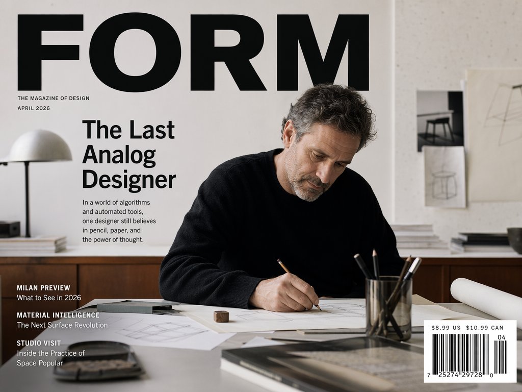 Fictional Design Magazine Cover preview image