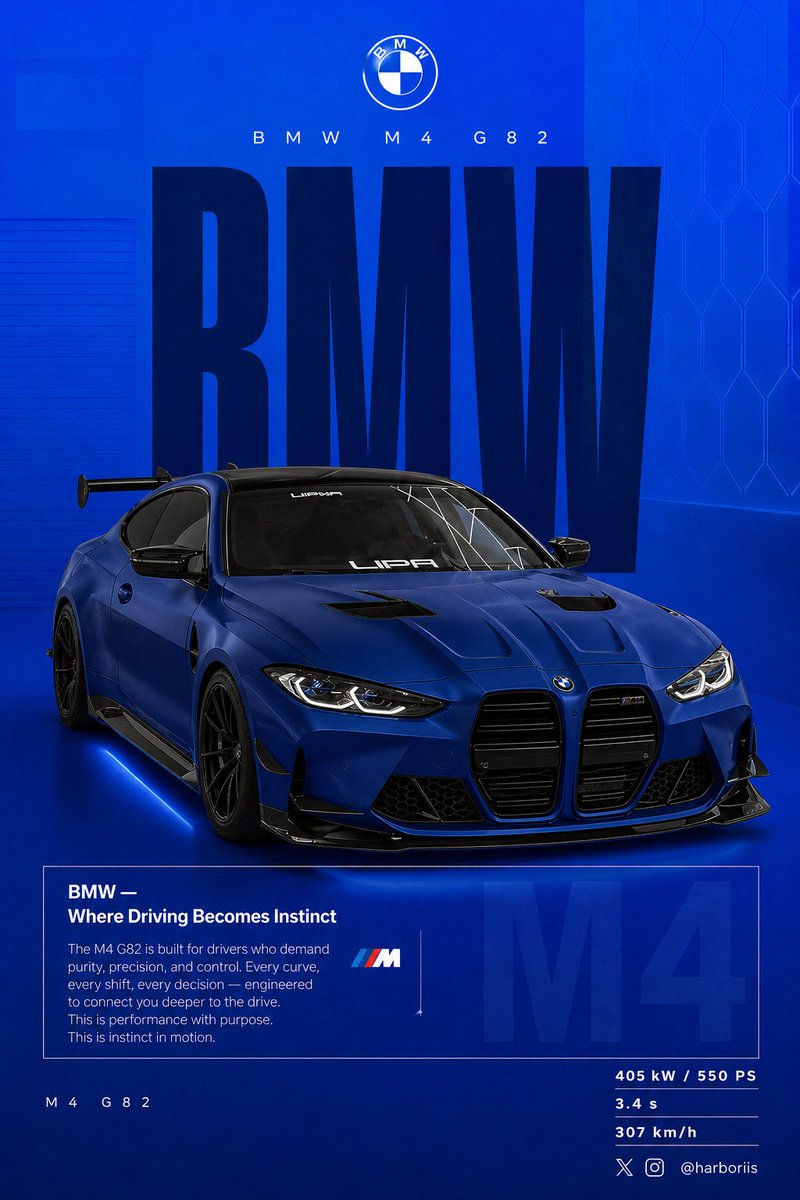 BMW Performance Social Poster preview image