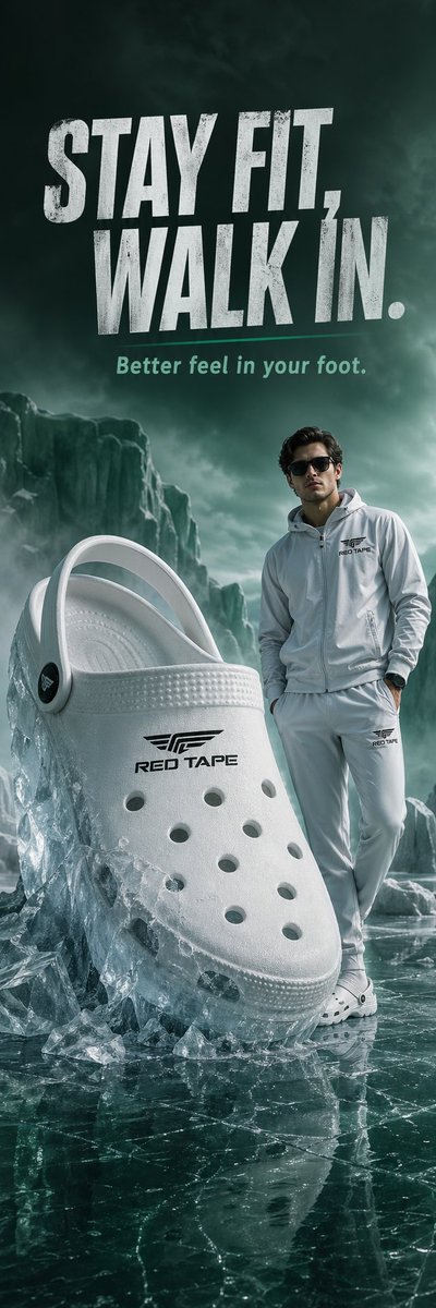 Creative Footwear Concept Ad preview image