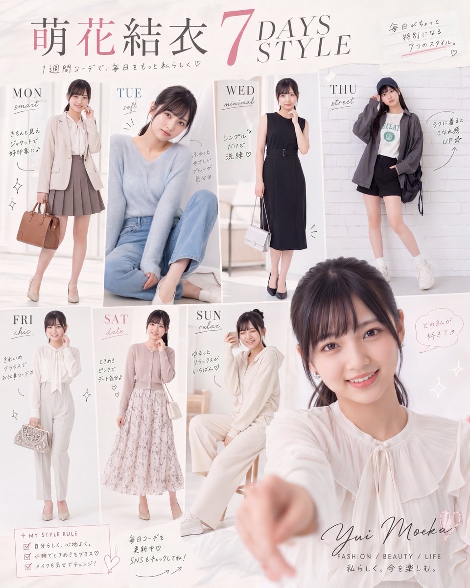 Fashion Magazine Style Idol Outfit Post preview image