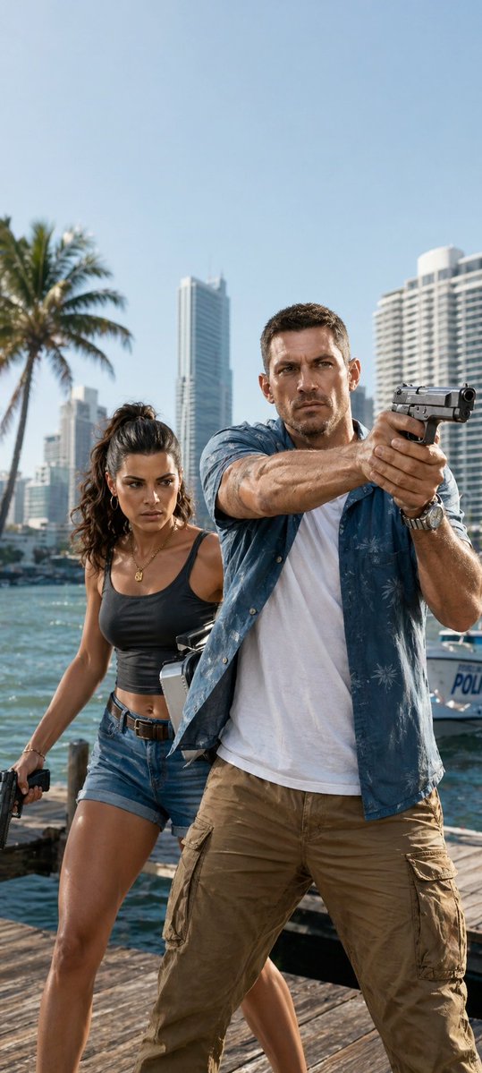 Miami Dock Action Movie Still preview image