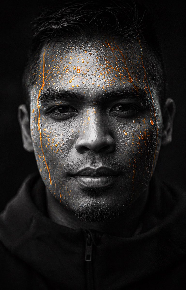 Dark Gatorade-Style Portrait preview image