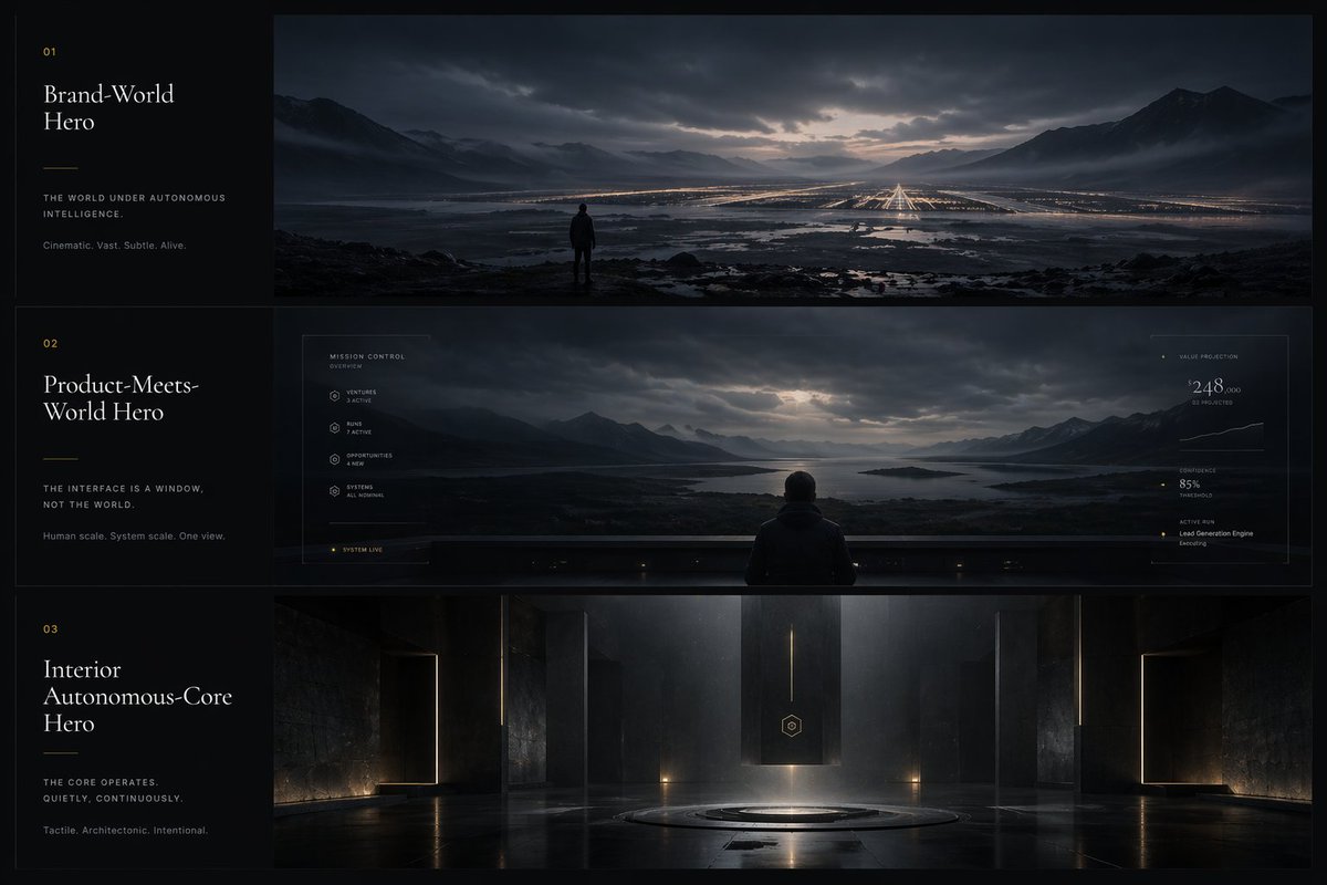 Cinematic Autonomous AI Mood Board preview image