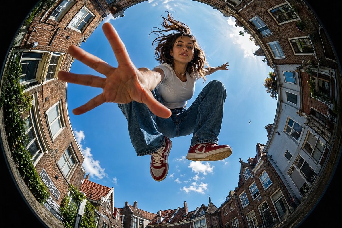 Urban Action Fisheye Perspective preview image