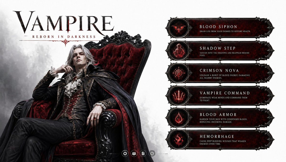 3D Vampire Gaming Character preview image