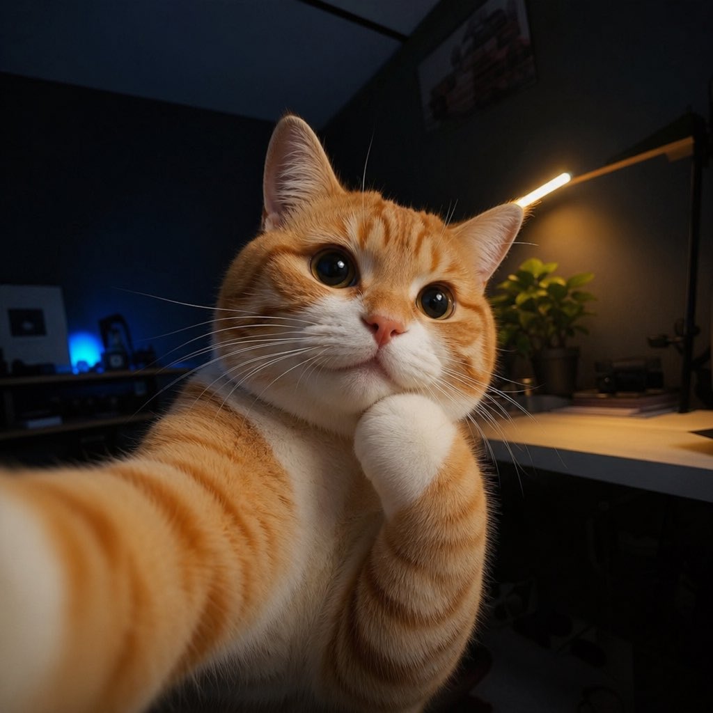 Cute Cat Selfie preview image