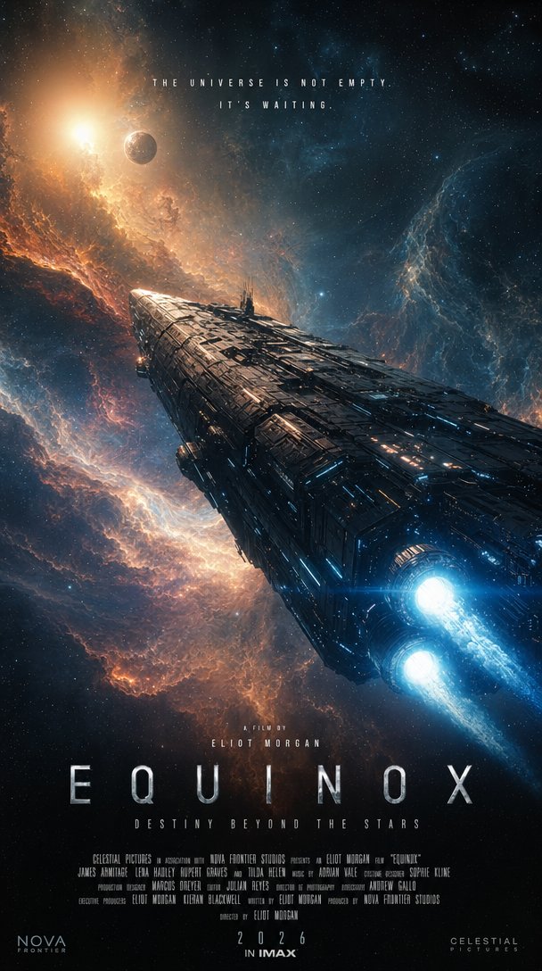 IMAX Sci-Fi Movie Poster preview image