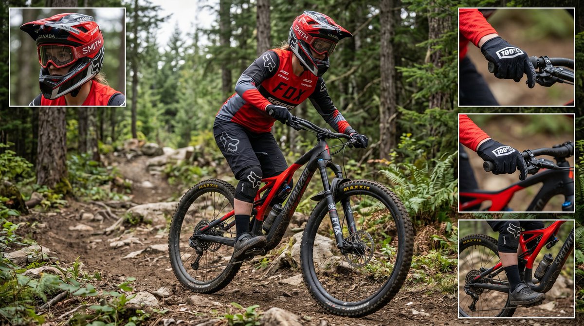 Mountain Biker Action Shots Prompt preview image